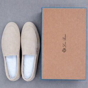 Loro Piana Light Tan Men's Slip-Ons